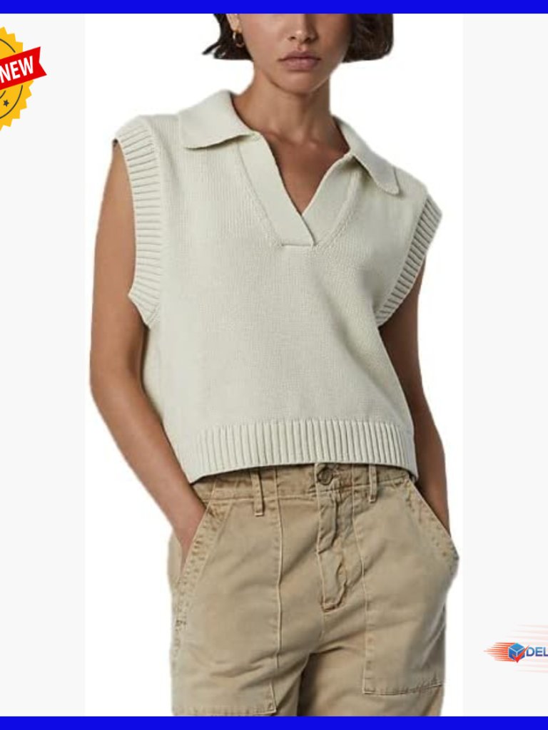 Chunky Pima Cotton Sweatshirt Vest, Women's Fashion Hoodie